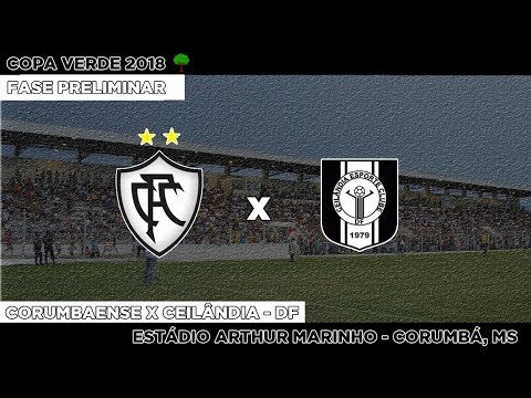 Gols: Corumbaense 3x1 Ceilândia - DF - 21/01/2018 - Copa Verde 2018