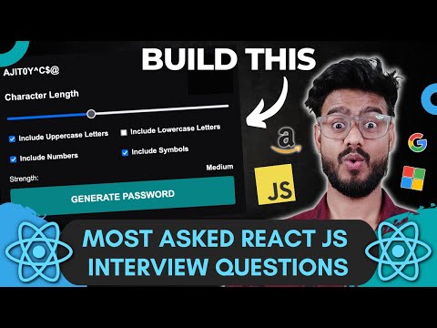 React Js Interview Questions Password Generator Frontend Machine Coding Interview Experience