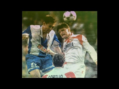 Espanyol 4 - Rayo Vallecano 2. Temporada 1995/96.