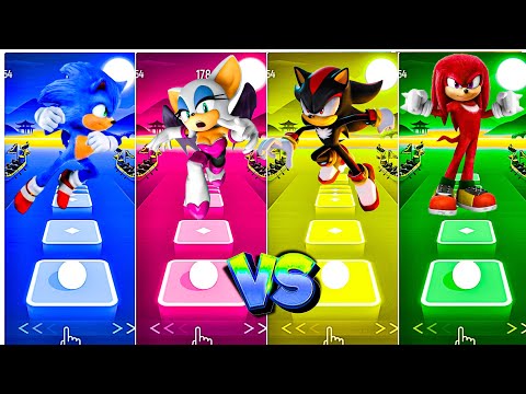 🔴 SONIC SUPER 🟢 THE HEDGEHOG VS SONIC SHAYDER | Tiles hop | 🎯 EDM Rush Coffin Dance 🔵