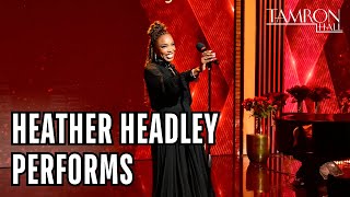 Heather Headley Performs “He Is.”