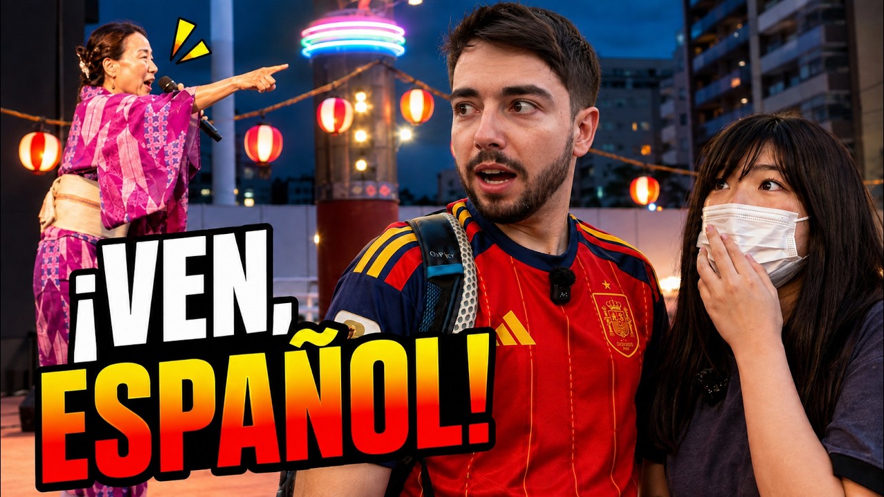 En un FESTIVAL JAPONÉS empezaron a cantar en ESPAÑOL