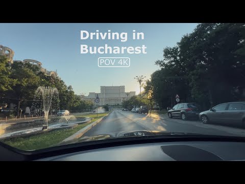 POV Drive in Bucharest's Popular Streets [4K]