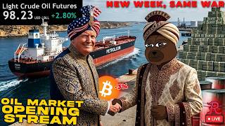 STOCK MARKET LIVE : OIL, FUTURES WEEKLY OPEN STREAM