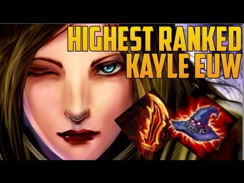 HIGHEST RANKED & BEST LOLSKILL EUW KAYLE MAIN BUILD GUIDE- 'Dawidsonek' Top 200 Challenger