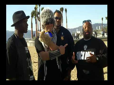 Mr.Animation,Slick Dogg, The Egyptian Lover, Funkmaster Ozone and Tempo in venice beach