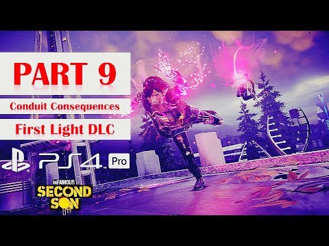 Infamous: First Light [PS4 PRO] Walkthrough No Commentary - Part 9: Conduit Consequences