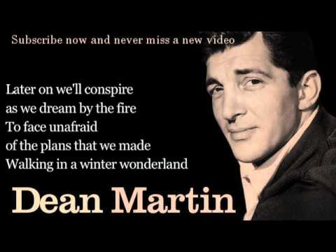 Dean Martin - Winter Wonderland - Lyrics