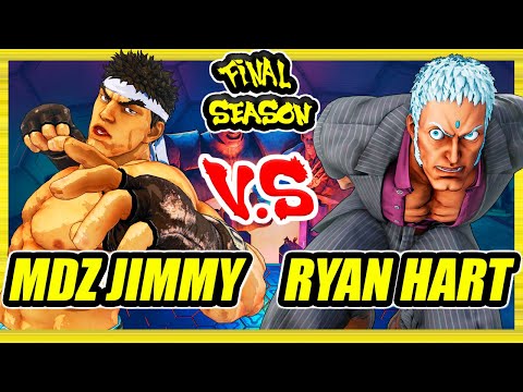 SFV CE 🔥 MDZ Jimmy (Ryu) vs Ryan Hart (Urien) 🔥 Ranked Set 🔥 Street Fighter 5