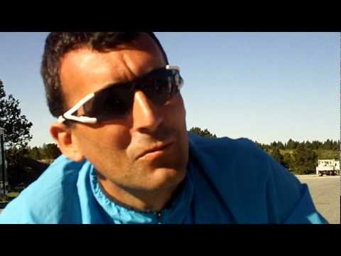 Miguel Heras, del Salomon Team Internacional, entrevistado por Mayayo. 1jul11