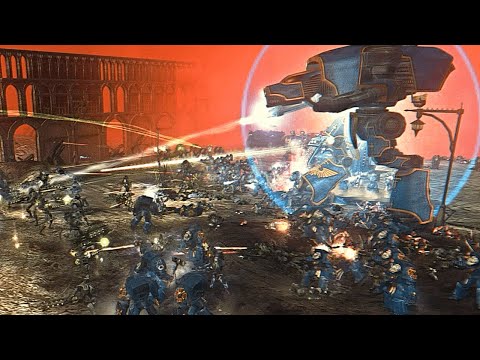 Ultramarines destroying Necrons! - Unification Mod, Warhammer 40.000: Dawn of War: Soulstorm