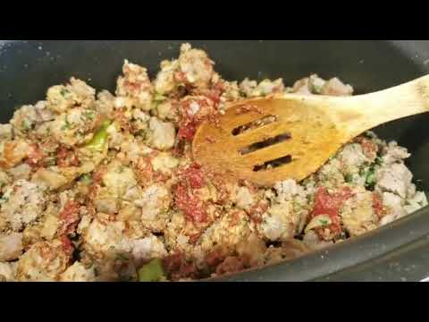 Slow cooker Beef and Sausage Chili