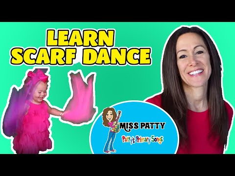 Learning Scarf Dance for Children (Official Video) Kids Action Song Preschool Jump Up Down Dance