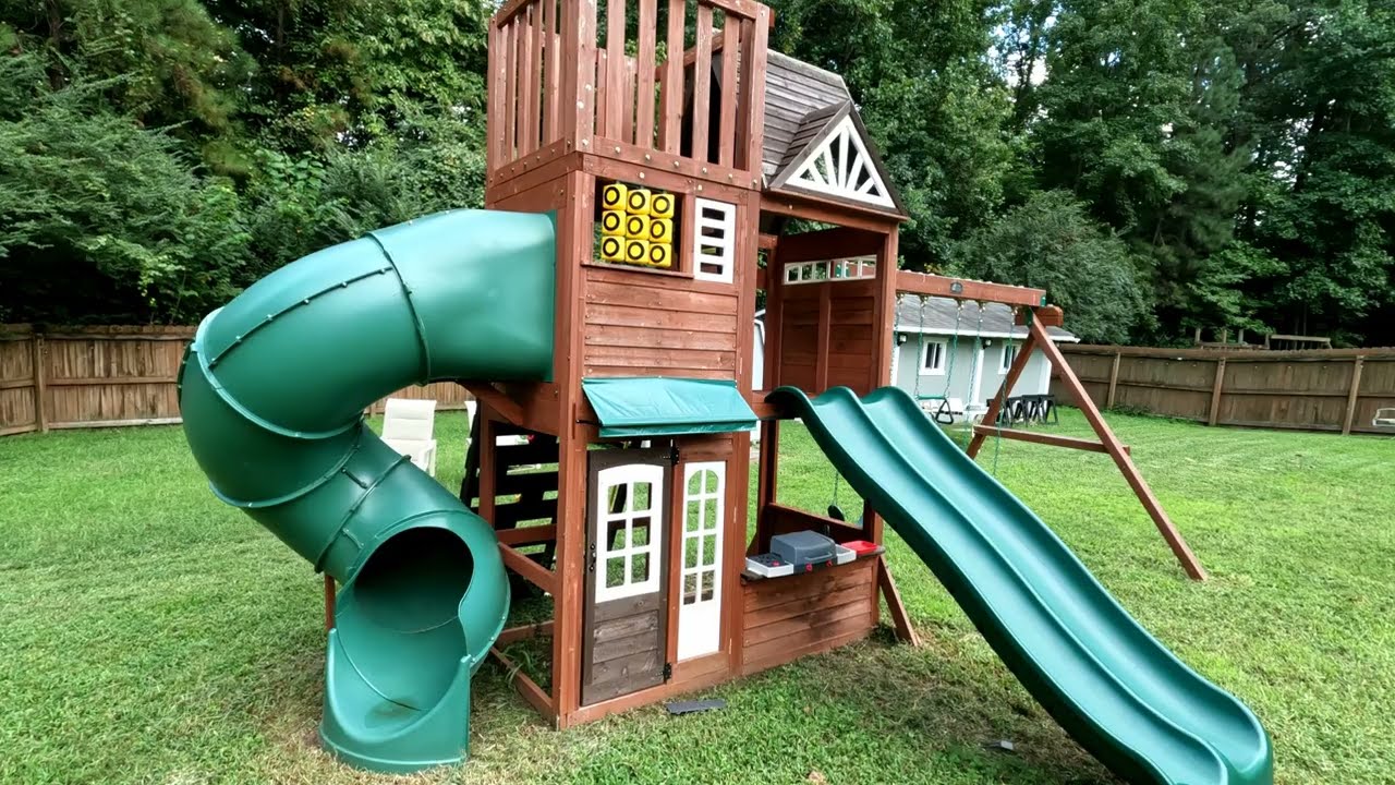 Cedar Summit Hilltop Playset by KidKraft from Costco - 15 Months Later