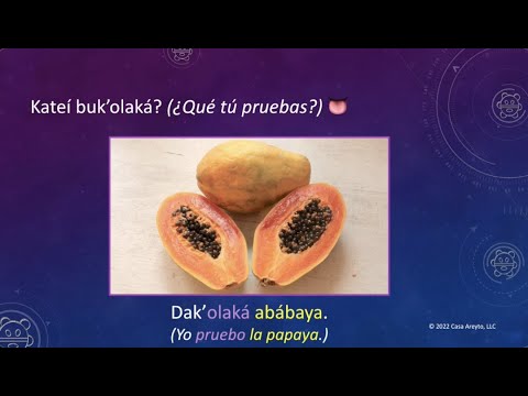 Let's Talk Taíno en español 52 - Sentido del gusto 👅😋