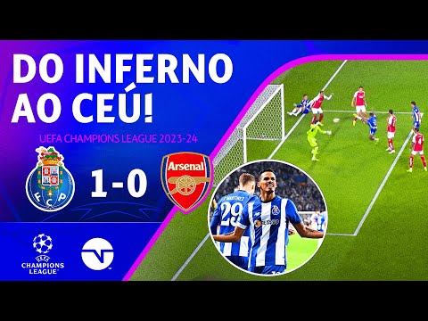 Gols e lances de Porto x Arsenal