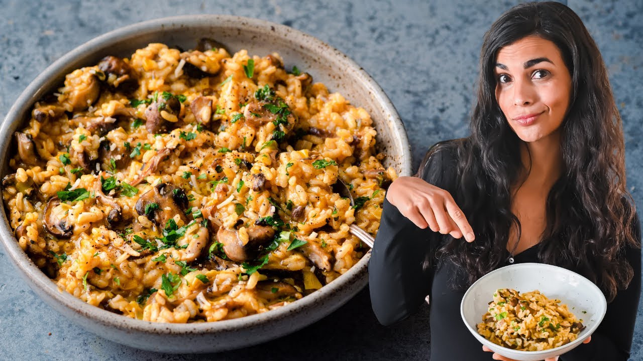 Vegan Mushroom Risotto - The most seductive dish