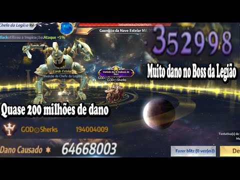 QUASE 200 MILHÕES DE DANO!!! Como causar muito dano no BOSS da LEGIÃO!! |Saint Seiya Awakening