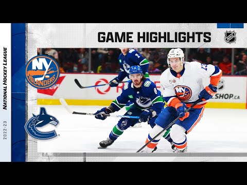 Islanders @ Canucks 1/3 | NHL Highlights 2023