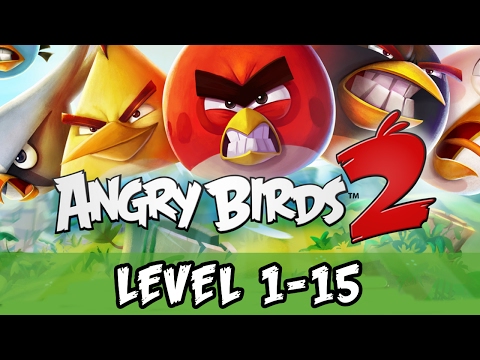 Angry Birds 2 - Level 1-15 Cobalt Plateaus Feathery Hills Gameplay Walkthrough