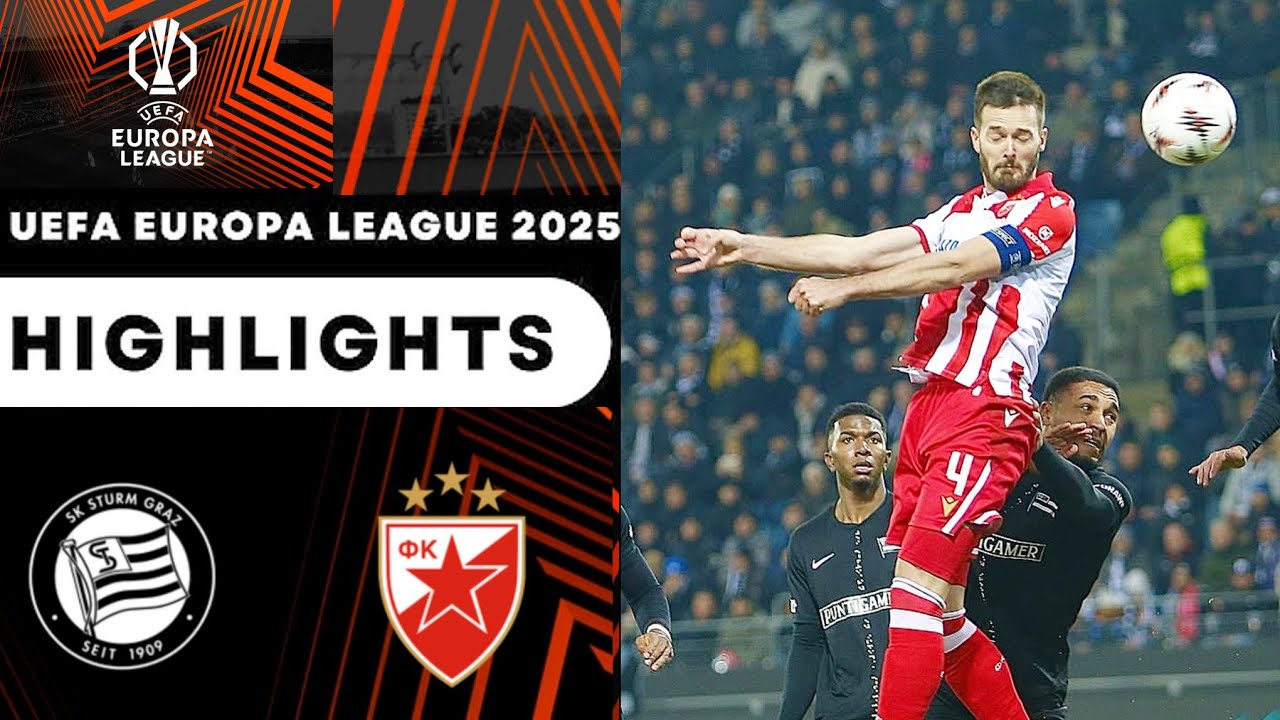 Sturm Graz vs Crvena zvezda Goals and Highlights Season 2025/2026