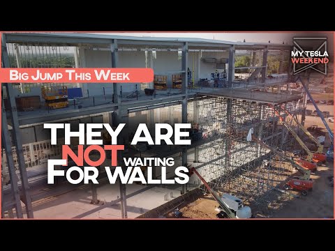 Giga Texas Cathode Building is LITERALLY 64% done