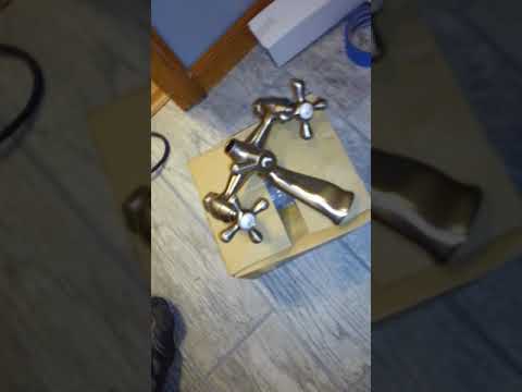 Kingston Brass tub filler install