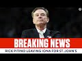 Rick Pitino LEAVING Iona for St. John’s Head Coach Job | CBS Sports