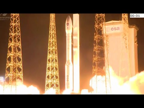 Arianespace Vega Rocket VV16 SSMS POC Rideshare Test Mission