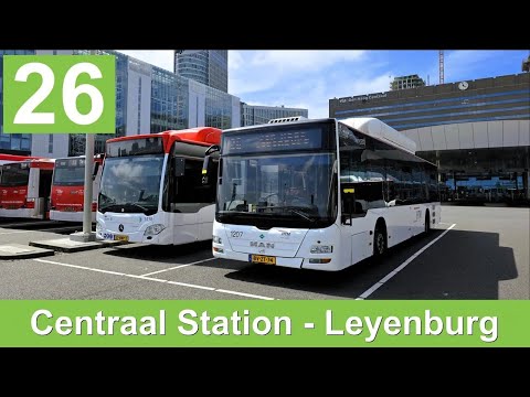 HTM lijn 26: Centraal Station - Den Haag Leyenburg | HTM 1207 | 2025