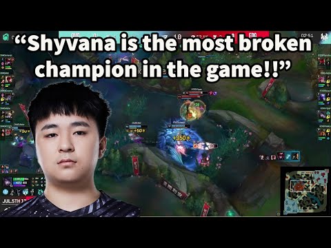 OMG Shanji Shows EDG The Power Of Shyvana Top!!