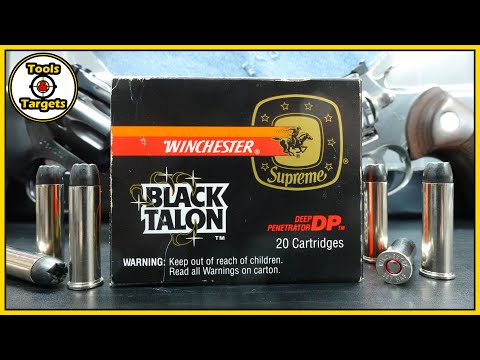 Back In BLACK!...357 Magnum Winchester Black Talon Self-Defense AMMO Ballistic Gel Test & Review!
