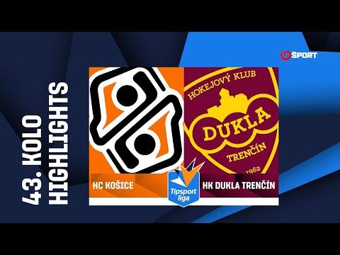 43. kolo: HC Košice - HK Dukla Trenčín 2:1 (1:0, 1:1, 0:0)