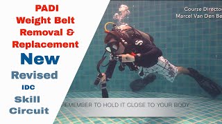 Weight Belt Removal & Replacement Underwater | PADI Divemaster and IDC Skill Circuit