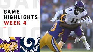 Vikings vs. Rams Week 4 Highlights | NFL 2018