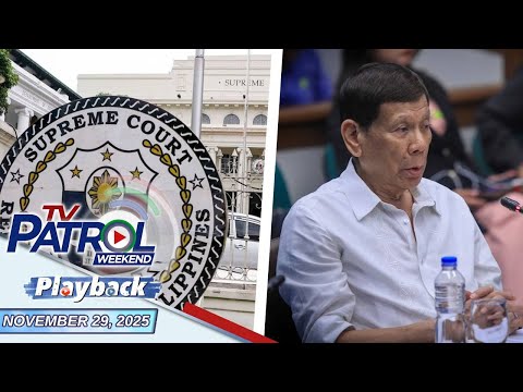 TV Patrol Weekend Playback | November 29, 2025