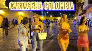 🇨🇴 CARTAGENA COLOMBIA ON A FRIDAY NIGHT WALK