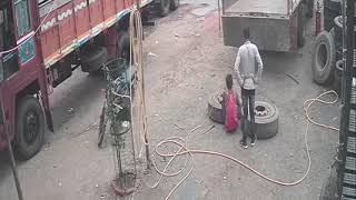 Truck tyre Blast