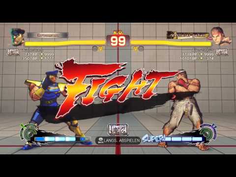 Ultra Street Fighter IV M.Bison C+ vs Ryu B+ Ranked Match