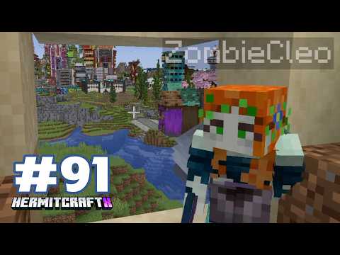 Mailbox building! Visits with Scar, Cub, and Cleo! — HermitCraft 10: ep 91