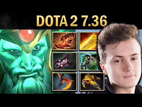 Wraith King Dota 2 7.37 Miracle with Armlet and Radiance - TI13