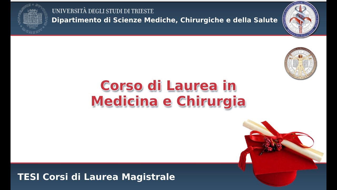 Sessione di Tesi di Laurea in Medicina e Chirurgia 25/07/2019 (pomeriggio)