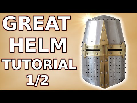 How to make a medieval Great helmet (part 1/2)