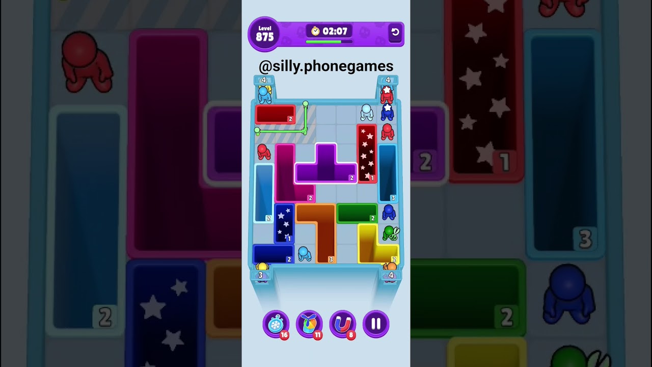 Drop Away Level 875 Walkthrough Solution