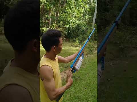 Simple but POWERFUL AIR ALCOHOL GUN😱😱  #powerfulgun #airgun #shootinggun  #shorts #shortvideo