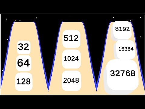 2048 Run "2048 Cube Run" "Jelly 2048" -Gameplay Walkthrough Max Levels (Lvl 1-20) #2048