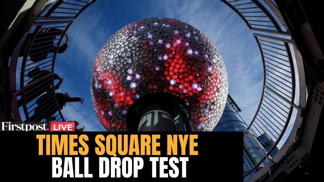 New Year 2026 Celebrations LIVE: New Year's Eve Ball Drop Test at Times Square in New York City