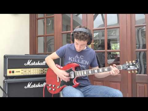 AC DC Guitar Cover, You shook me all night long