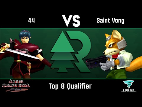 44 (Marth) vs Saint Vong (Fox) - Top 8 Qualifier - Evergreen Rising #8