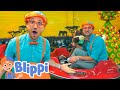 Blippi Goes To A Jungle Party Blippi And Meekah Best Friend Adventures Educational Videos